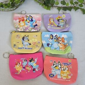 Bluey Coin Bag Set of 6 NEW